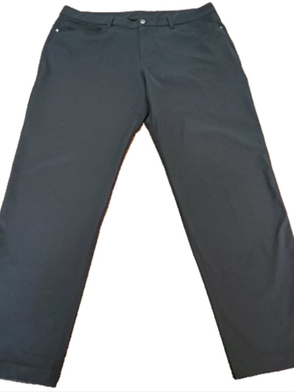 Lululemon ABC Pant Men 39x29.5 Gray Obsidian Warpstreme Classic Fit Tagged 38x32
